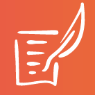 Schrijfblok met veer